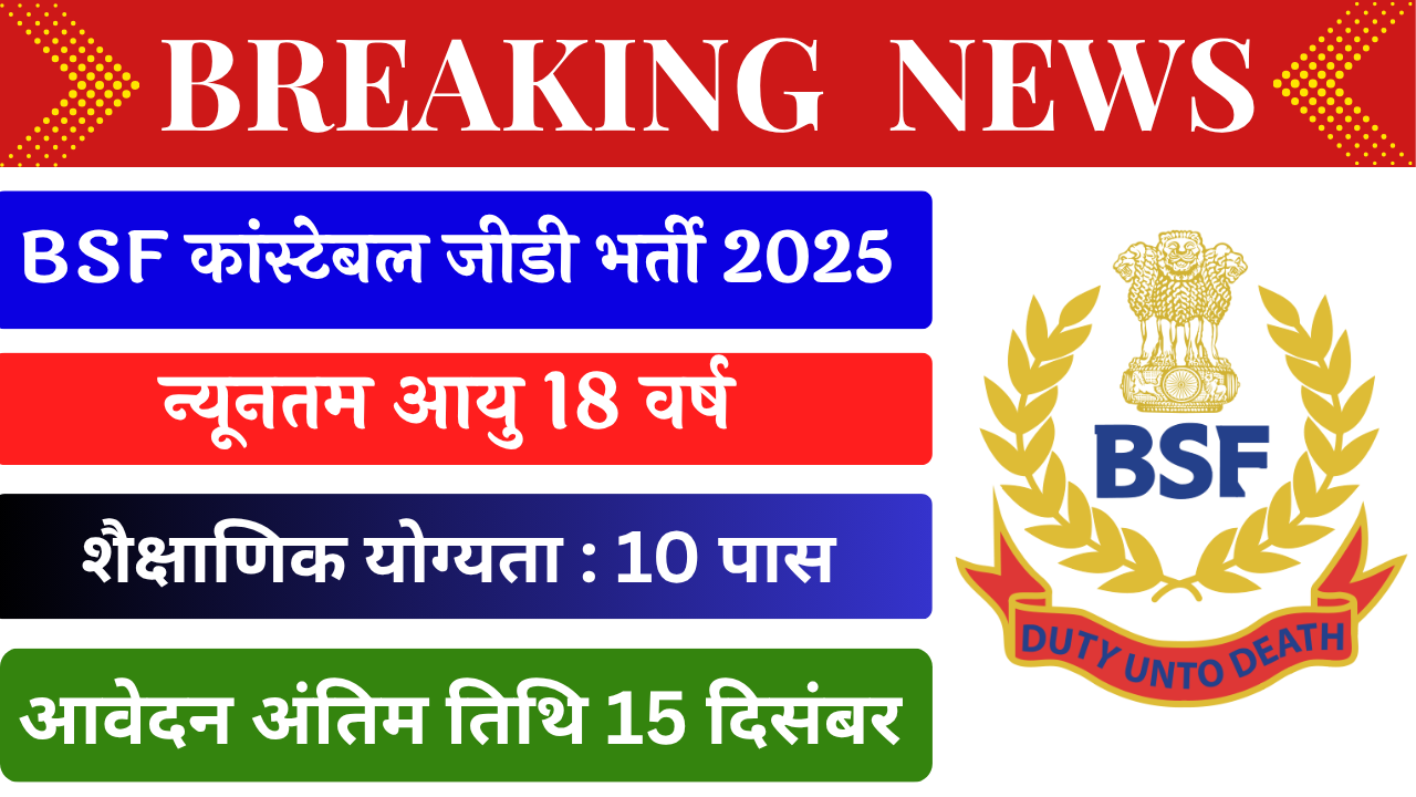 BSF Recruitment 2025
