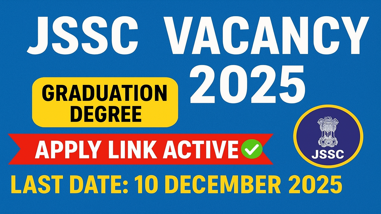 JSSC Assistant Jailor Recruitment 2025 अधिसूचना – 45 पदों के लिए ऑनलाइन आवेदन करें