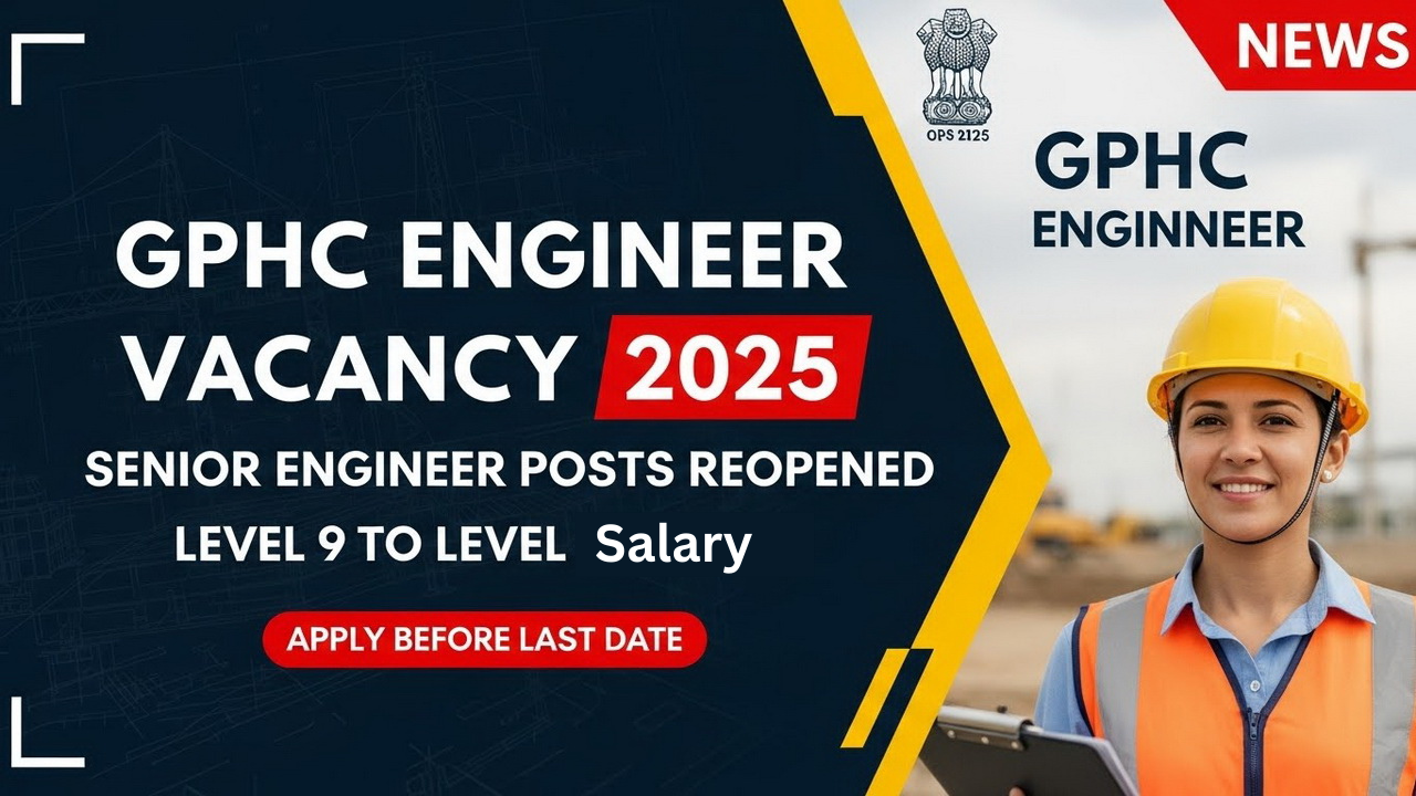 GPHC Engineer Recruitment 2025