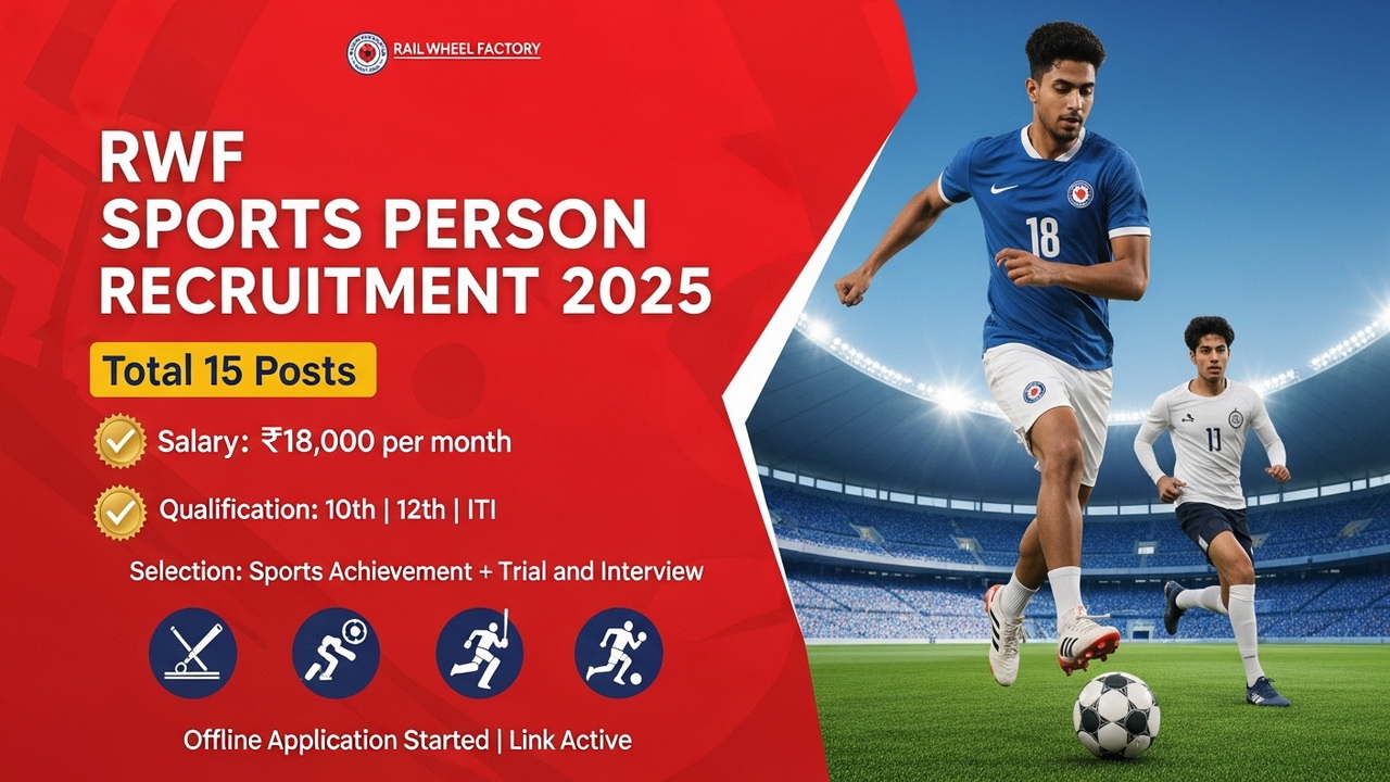 RWF Sports Person Recruitment 2025