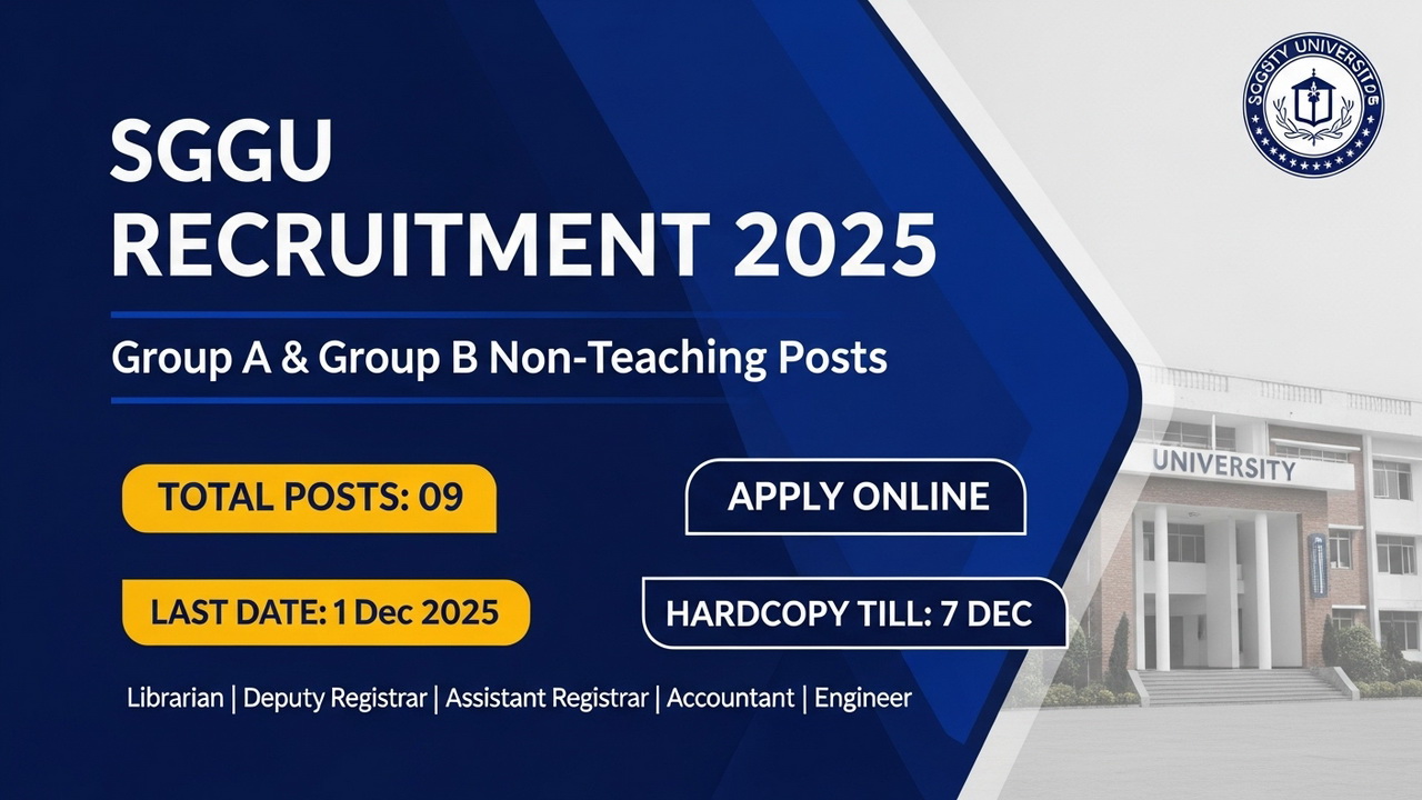 SGGU Recruitment 2025