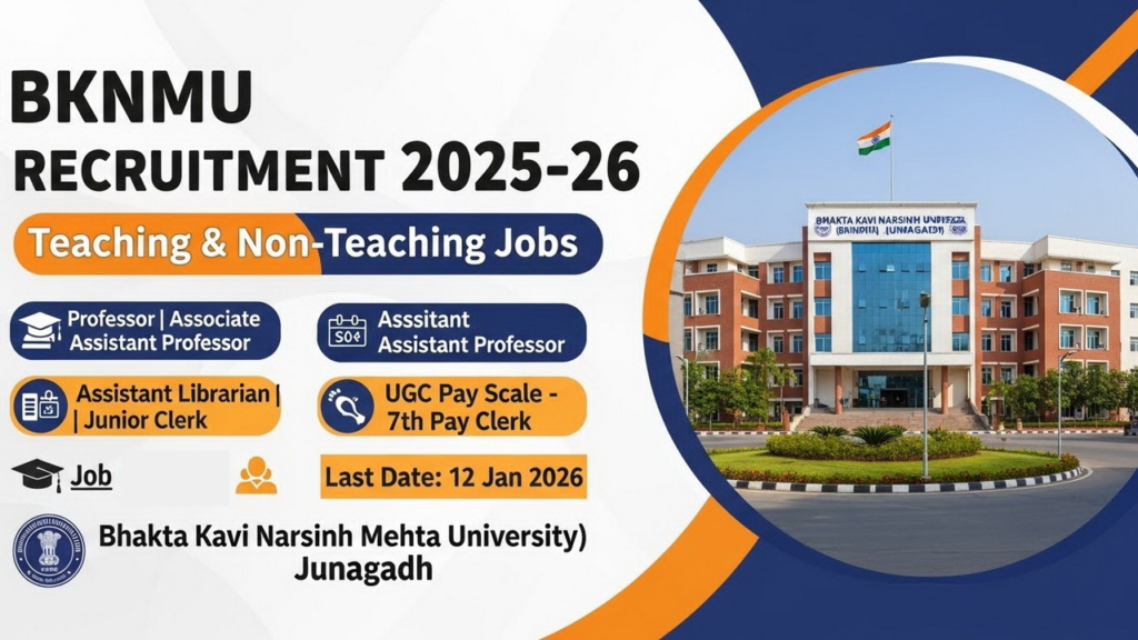BKNMU Recruitment 2025–26