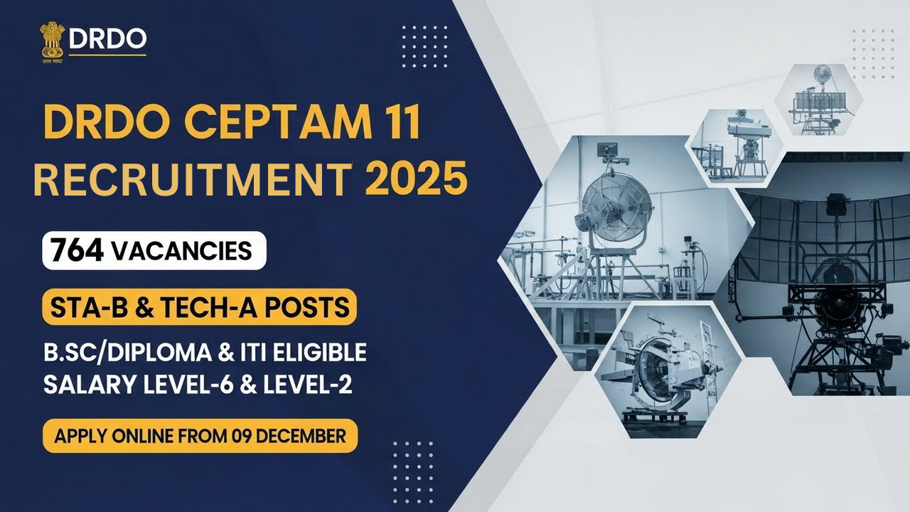 DRDO CEPTAM 11 Recruitment 2025