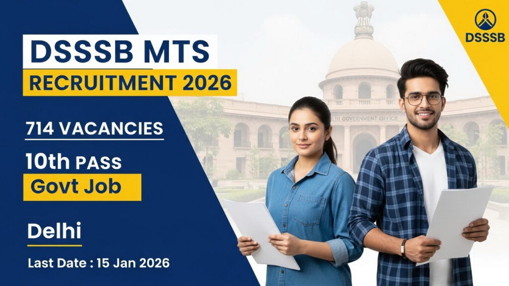 DSSSB Recruitment 2026