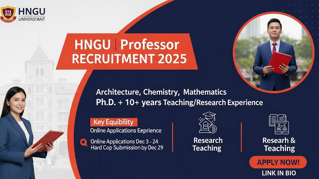 HNGU Recruitment 202
