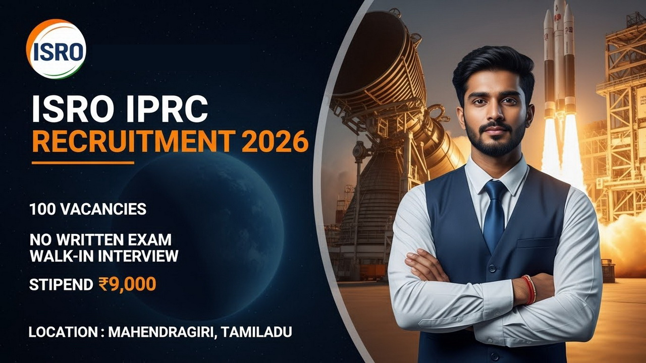 ISRO IPRC Apprentice Recruitment 2026