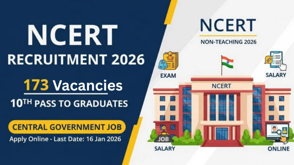 NCERT Non Teaching Recruitment 2026