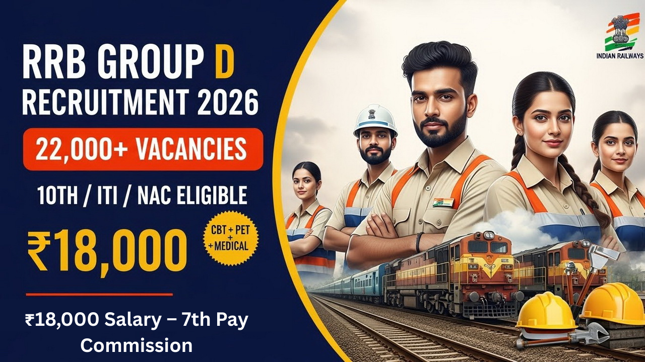 RRB Group D Recruitment 2026