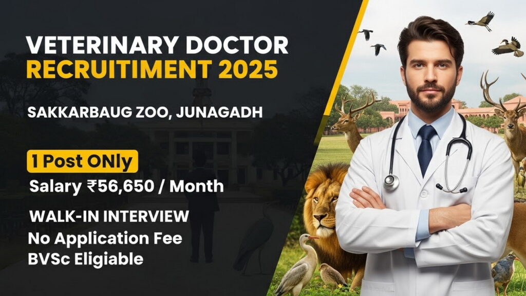 Sakkarbaug Zoo Recruitment 2025