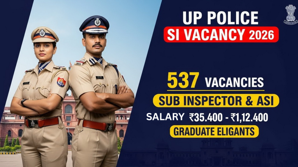 UP Police SI Vacancy 2026