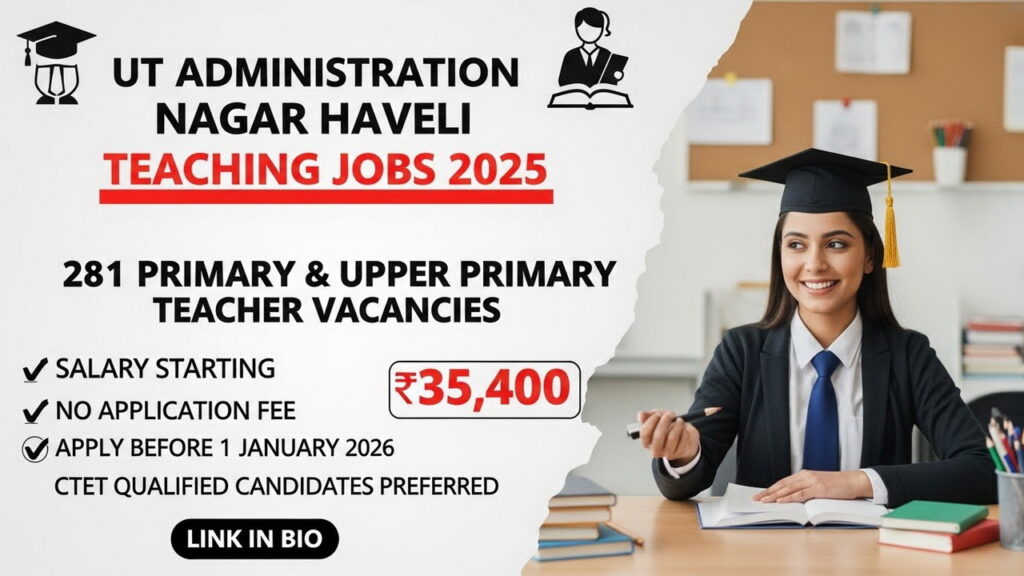 UT Administration Nagar Haveli Vacancy 2025