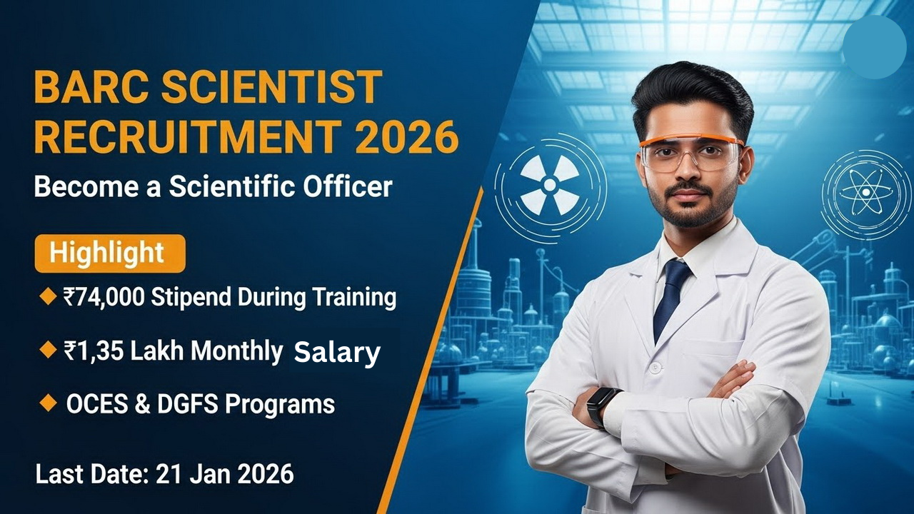 BARC Scientist Recruitment 2026