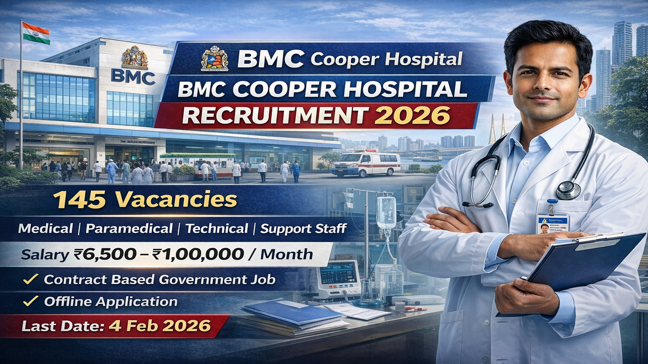 BMC Cooper Hospital Recruitment 2026