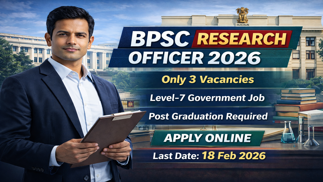 BPSC Research Officer Recruitment 2026
