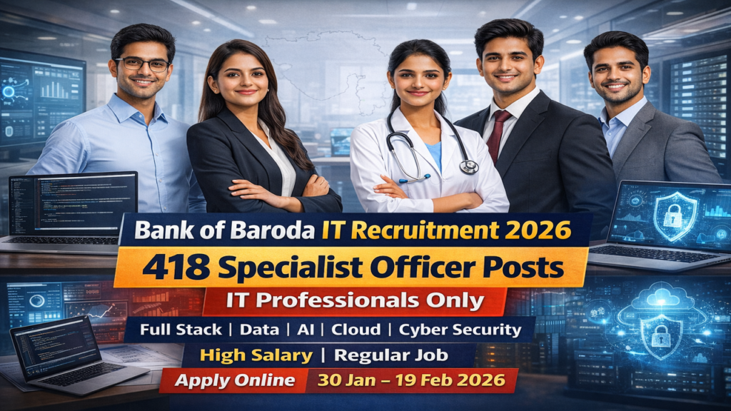 Bank of Baroda IT Recruitment 2026
