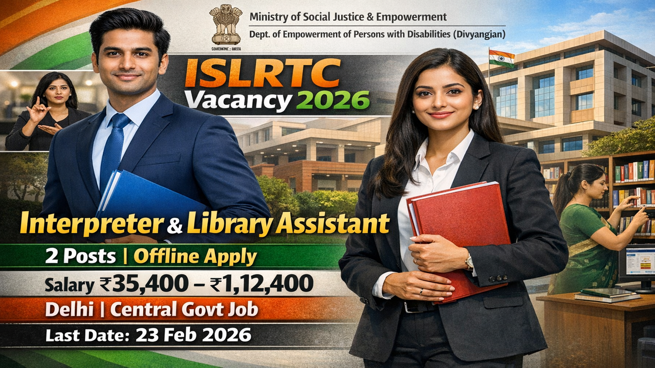 ISLRTC Vacancy 2026