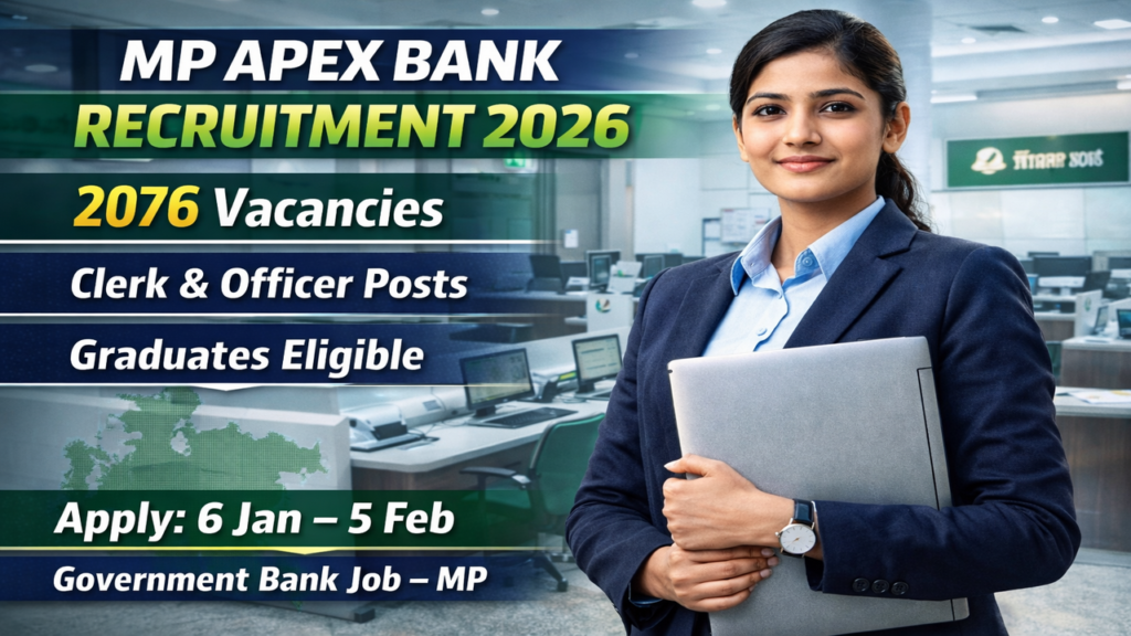 MP Apex Bank Recruitment 2026