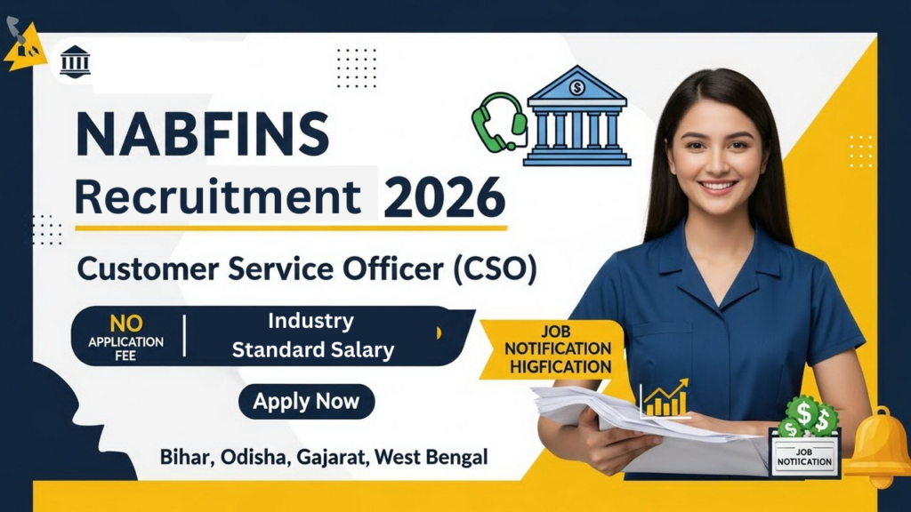 NABFINS Customer Service Officer Recruitment 2026