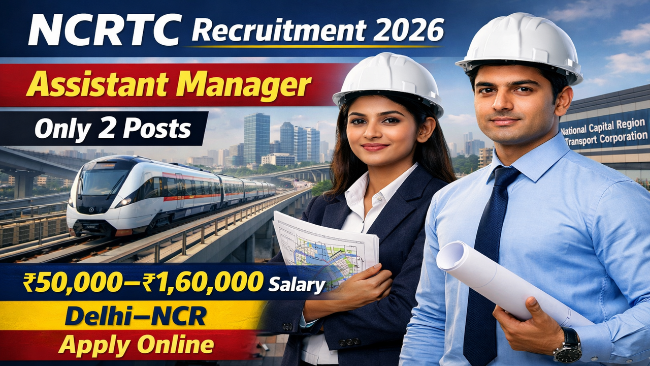 NCRTC Assistant Manager Recruitment 2026