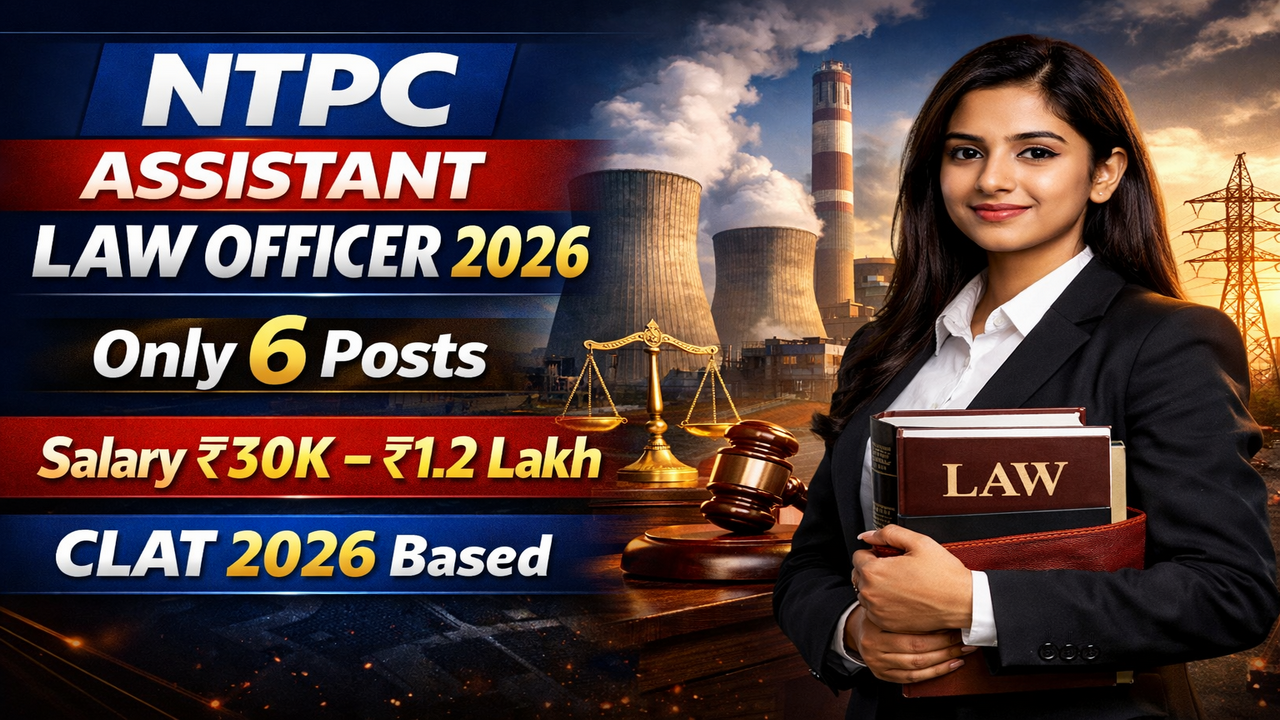 NTPC Assistant Law Officer Recruitment 2026
