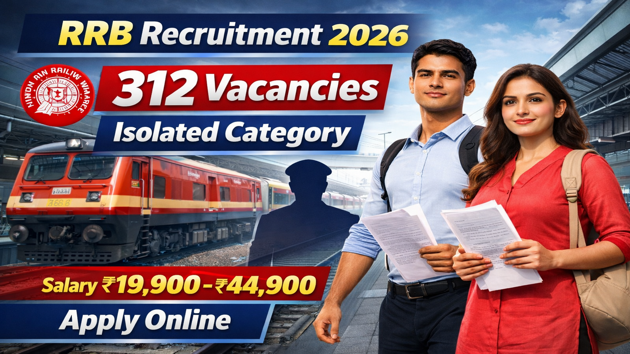 RRB Isolated Category Recruitment 2026