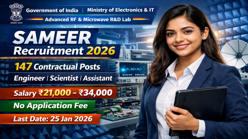 SAMEER Recruitment 2026