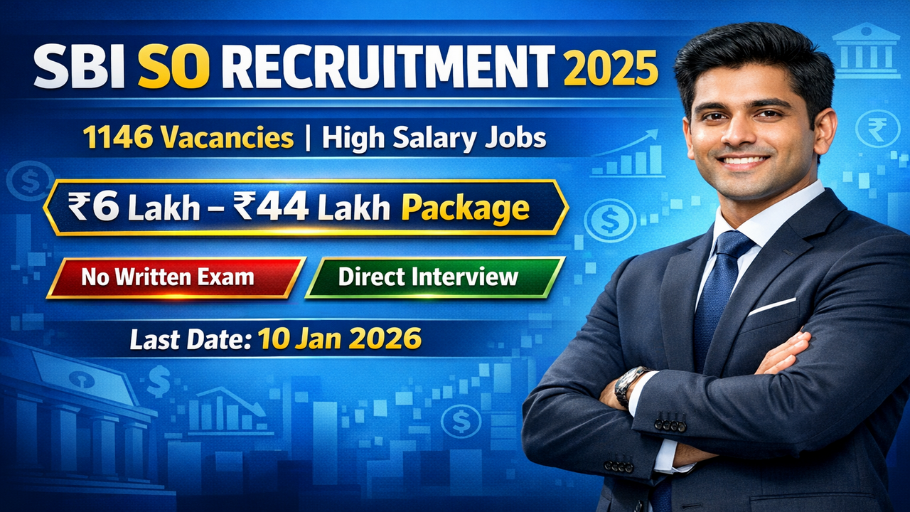 SBI SO Recruitment 2025