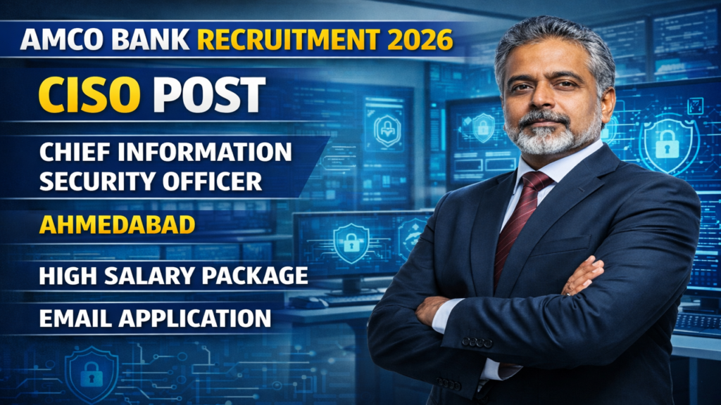 AMCO Bank CISO Recruitment 2026