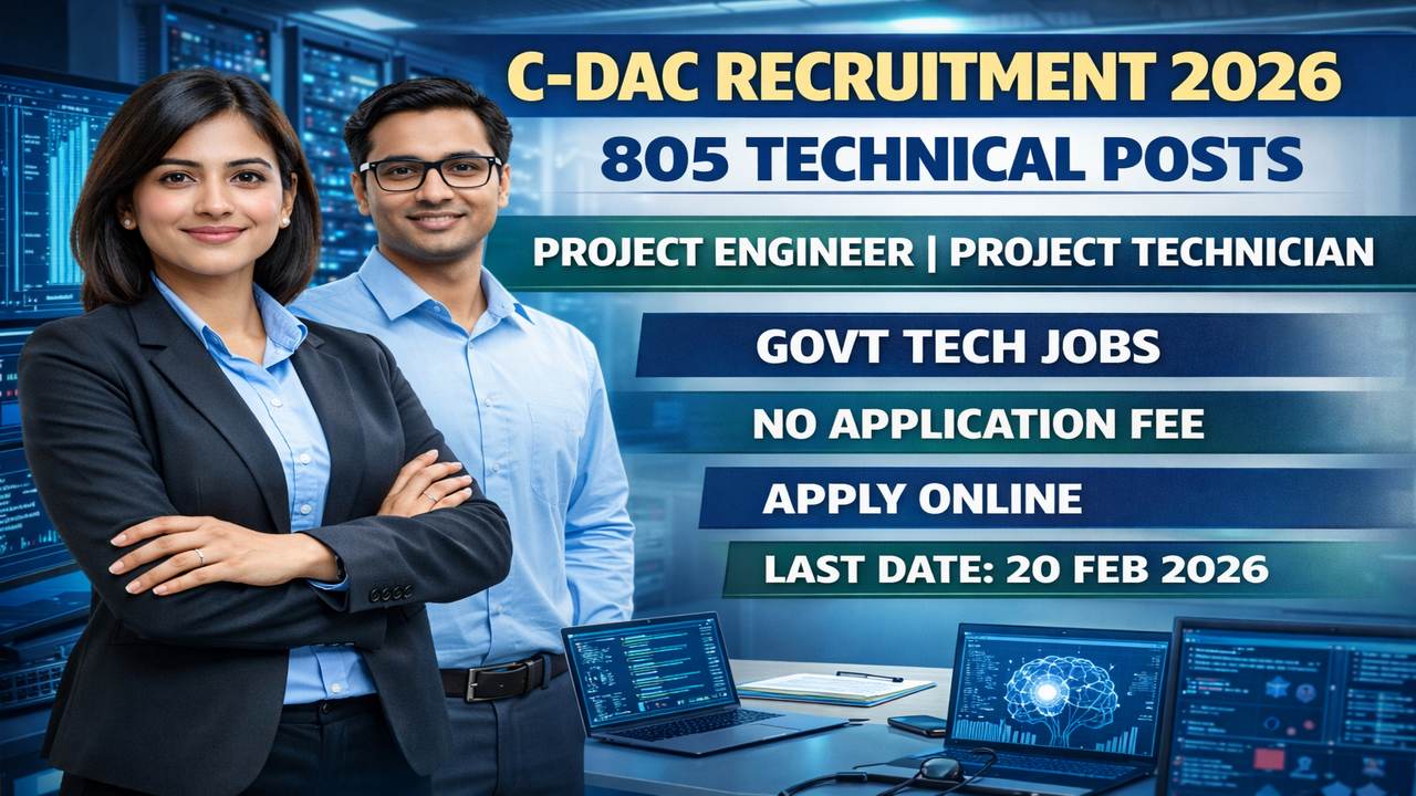 C-DAC Recruitment 2026