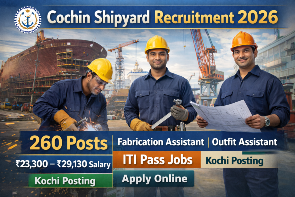 CSL Workmen Recruitment 2026