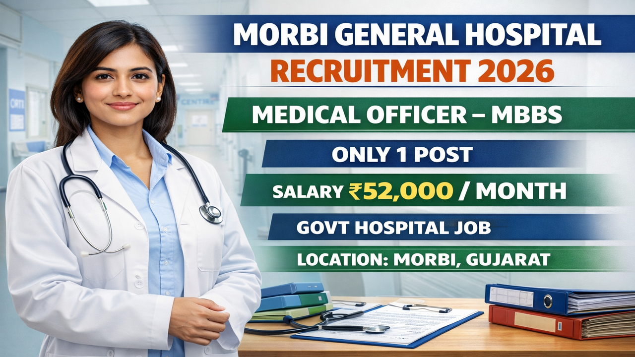 Morbi General Hospital Recruitment 2026