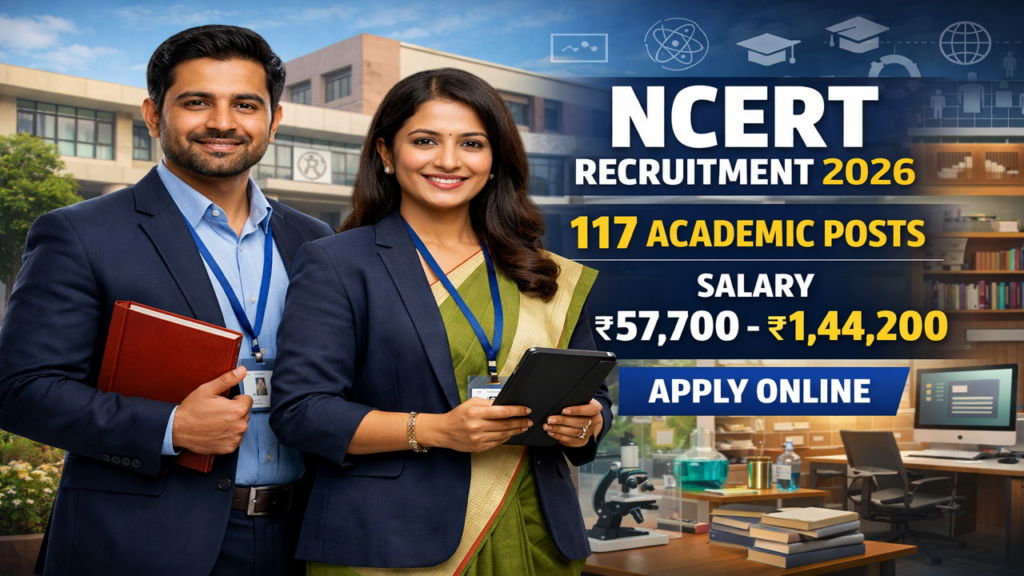 NCERT Assistant Professor Recruitment 2026