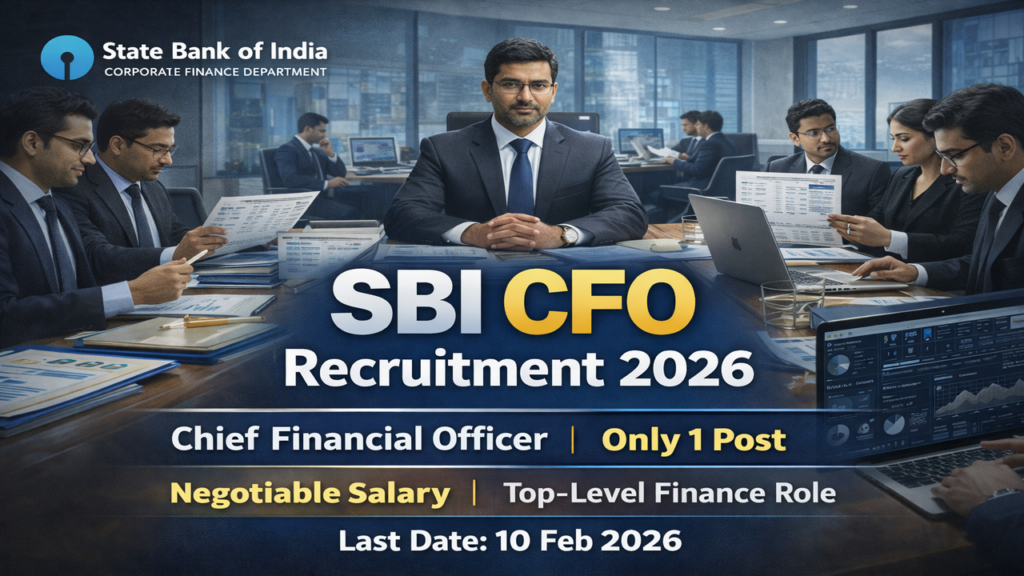 SBI Chief Financial Officer Recruitment 2026