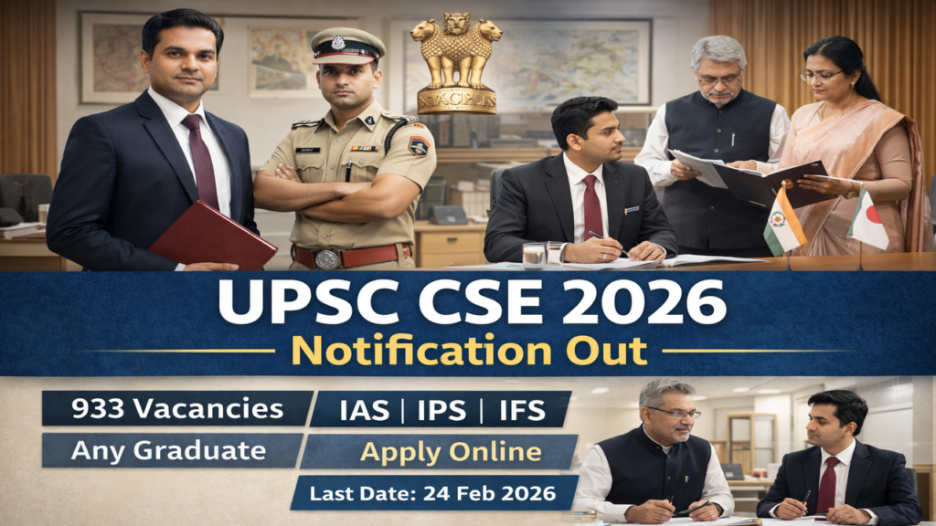 UPSC CSE Recruitment 2026