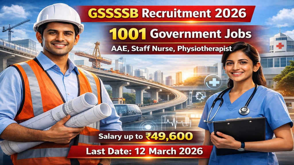 GSSSB Recruitment 2026