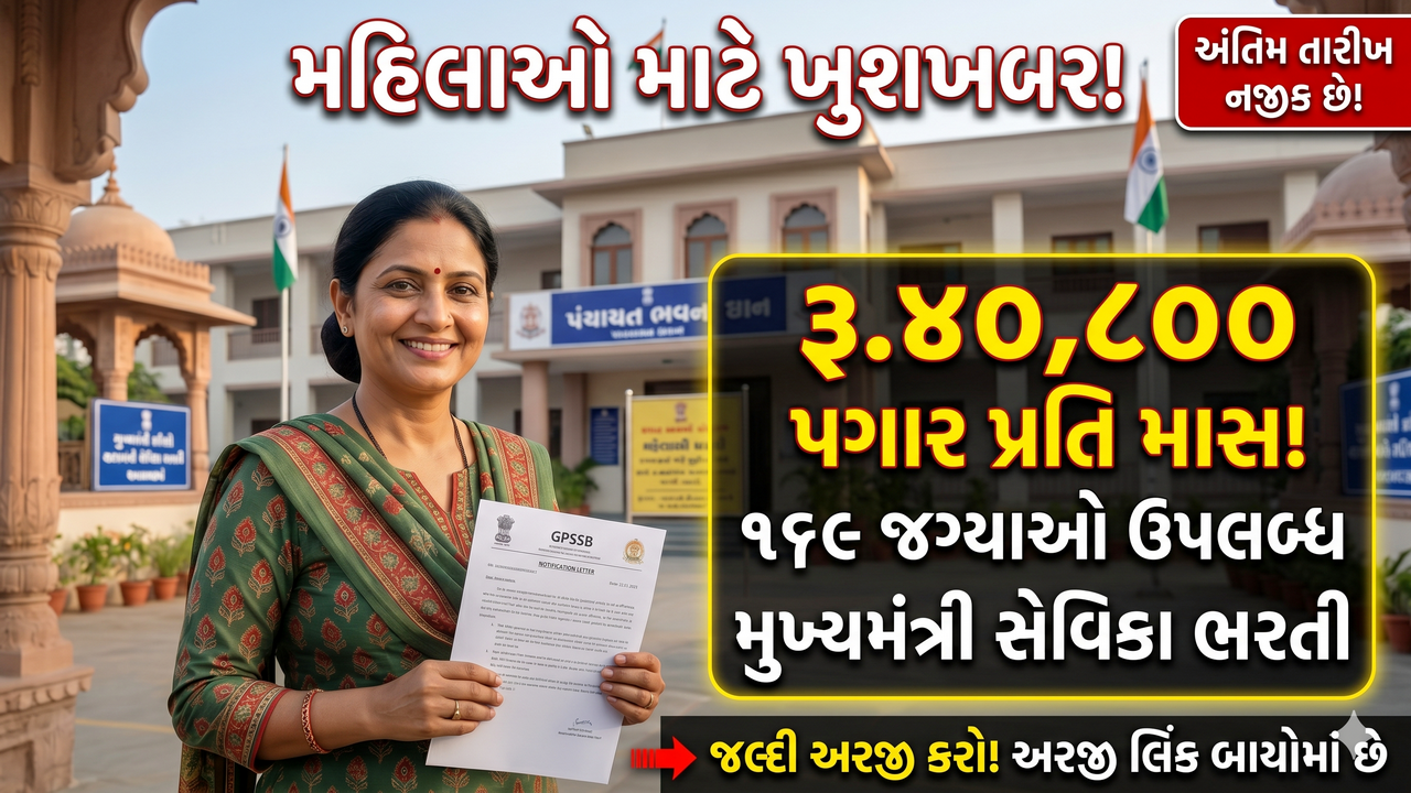 GPSSB Mukhya Sevika Recruitment 2026