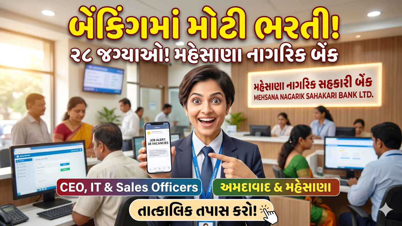 Mehsana Nagrik Sahakari Bank Recruitment 2026