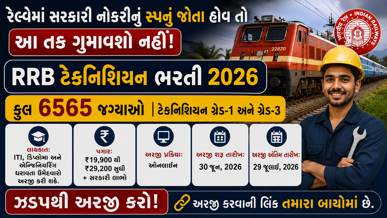 RRB Technician Recruitment 2026