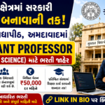 Gujarat Vidyapith Assistant Professor Recruitment 2026: ગુજરાત વિદ્યાપીઠમાં આસિસ્ટન્ટ પ્રોફેસર ભરતી, વોક-ઇન ઇન્ટરવ્યૂ દ્વારા પસંદગી
