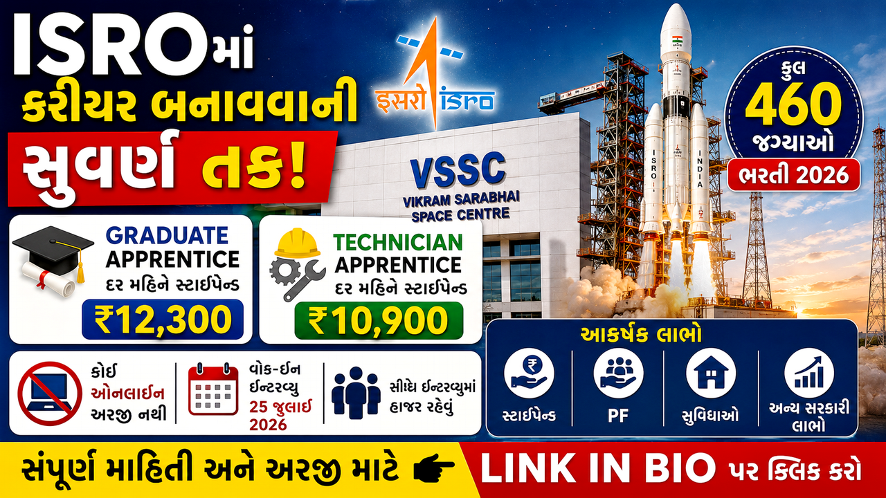 ISRO VSSC Apprentice Recruitment 2026-27