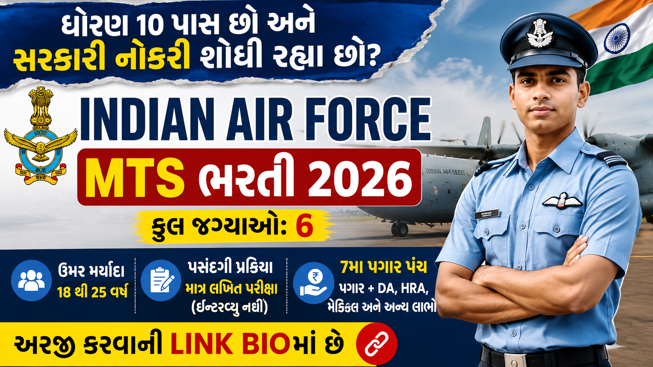 Indian Air Force MTS Vacancy 2026