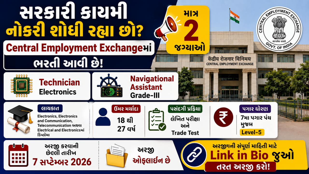 Central Employment Exchange Job 2026