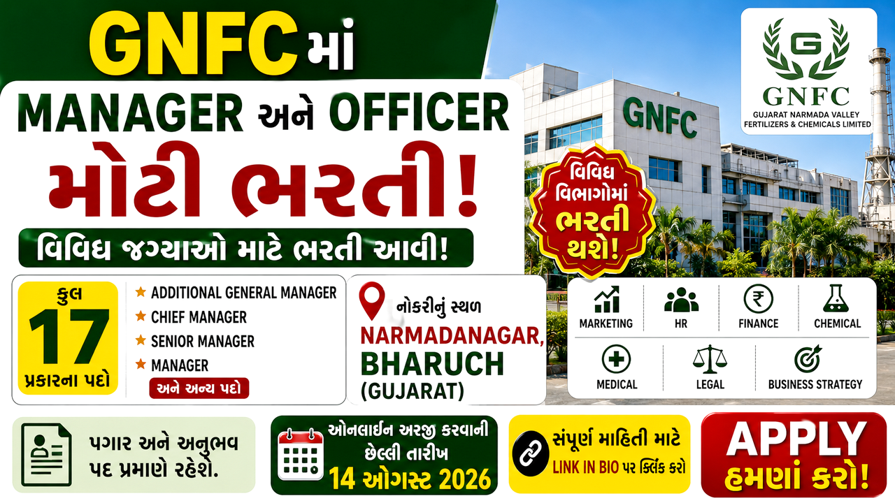 GNFC Recruitment 2026