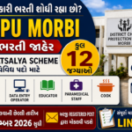 Morbi District Child Protection Unit Recruitment 2026: DCPU Morbi દ્વારા Mission Vatsalya Scheme અંતર્ગત વિવિધ પદો માટે ભરતી