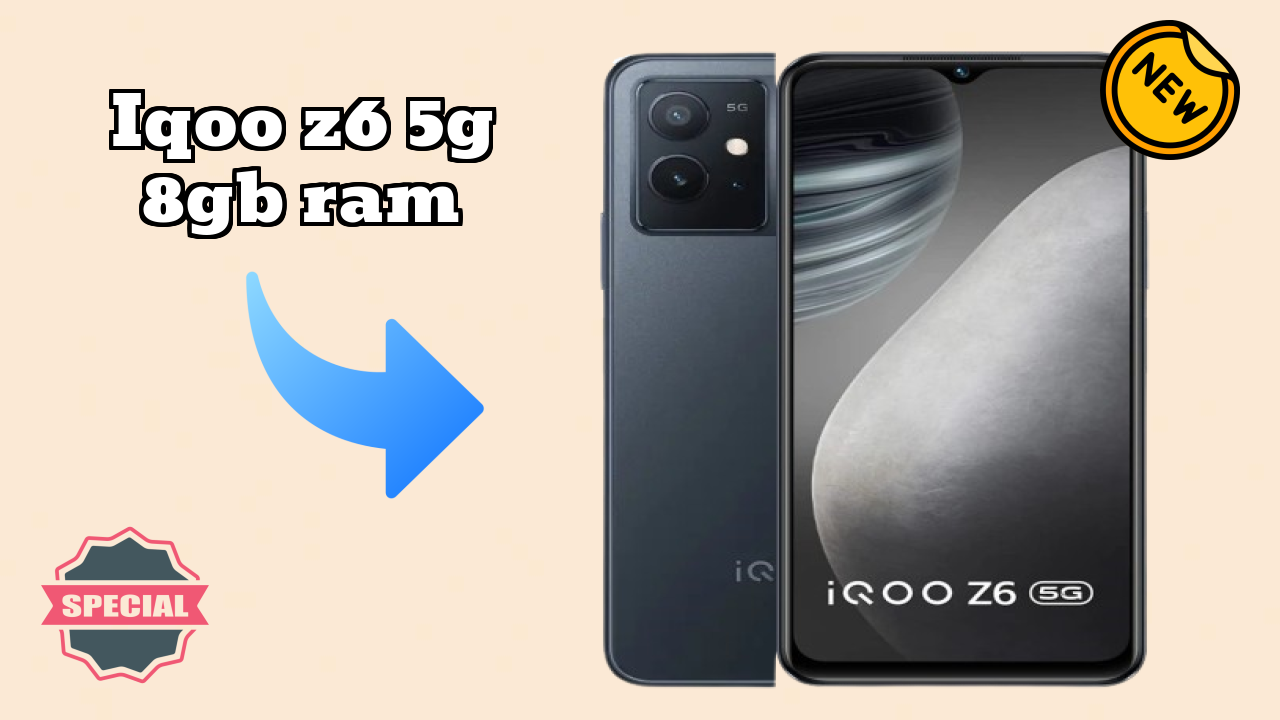 IQOO Z6 5G 8GB RAM Test: 8 GB RAM Handles Gaming Well