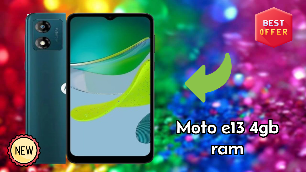 Moto E13 4GB RAM Display Analysis: 6.5 Inches (16.51 Cm) Quality