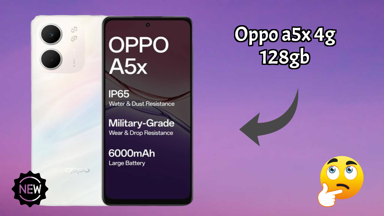 OPPO A5X 4G 128GB Display Technology: 6.67 Inches (16.94 Cm) Screen