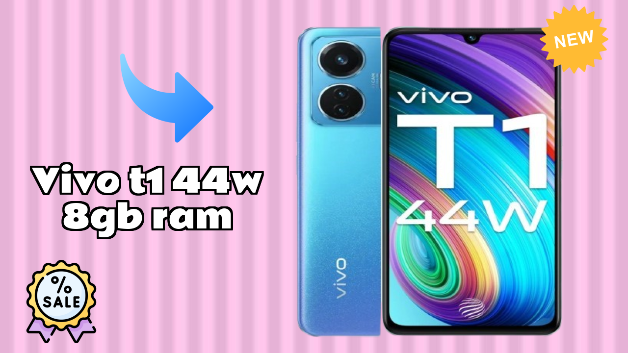 Vivo T1 44W 8GB RAM Display Quality: 6.44 Inches (16.36 Cm) Screen Review